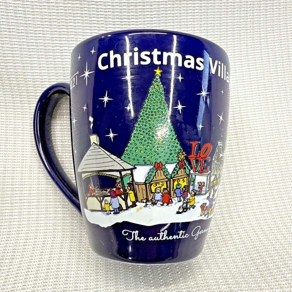 Christmas Village In Philadelphia Coffee Mug Authentic German Christmas Market
